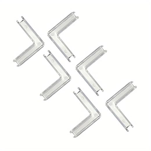 4 * 4cm Plastic Background Buckle - Transparent Invisible Buckle Props for Photographic Studio Photo Background (6pcs) (4pcs)