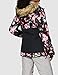 Roxy Shelter-Chaqueta para Nieve para Mujer, True Black Blooming Party, L