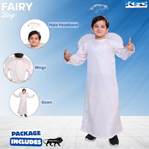 Image of Kaku Fancy Dresses Christmas Costumes for Kids, Nativity Set for Boys & Girls, Christmas Theme Dress - Mother Merry, Shepherd, Wise Men, Priest, Fairy Angel, Prince Costume for Boys & Girls