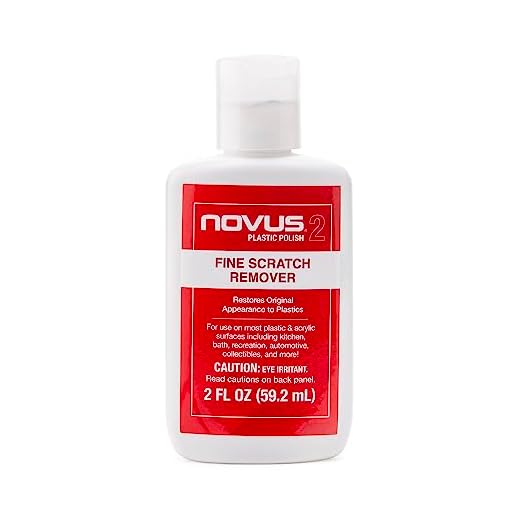 NOVUS 7033 | Plastic Clean & Shine | Fine Scratch Remover #2 | 2 Ounce Bottle