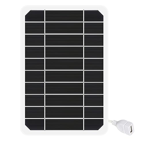 Mini Pannelli Solari, Pannelli Solari 5V 2W 400Ma, Piccoli Pannelli Solari in Silicone e Materiale Plastico Adatto per Ricarica Cellulare Illuminazione Domestica Vari Piccoli Elettrodomestici