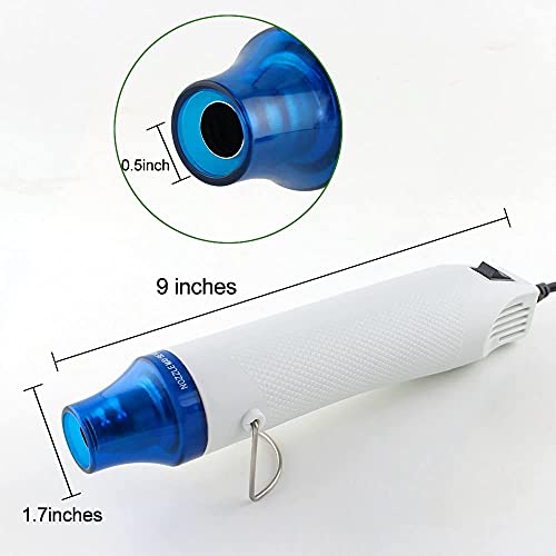 Image of Hetkrishi Handheld Mini Heat Gun Tool for Embossing Resin Art Removing Bubbles 300 Watt(Muilticolor)