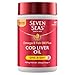 Price comparison product image Seven Seas Cod Liver Oil One-A-Day Omega-3 Fish Oil and Vitamin D, 60 Capsules, 2 Months Supply