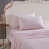Betsey Johnson Diamond Lace Cotton Pink 4 Piece Sheet Set-Full