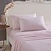Betsey Johnson- Queen Sheet Set, Cotton Percale Bedding Set, Crisp & Cool, Lightweight & Breathable (Diamond Lace Pink, Queen)