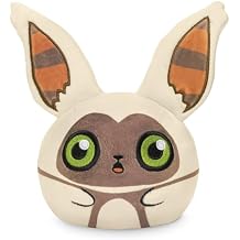 TeeTurtle Reversible Avatar The Last Airbender Momo Plushie 4-Inch Two-Sided Flip Plush Toy with Embroidered Details - Cute Mini Collectible Plush for Kids, Teens, and Adults