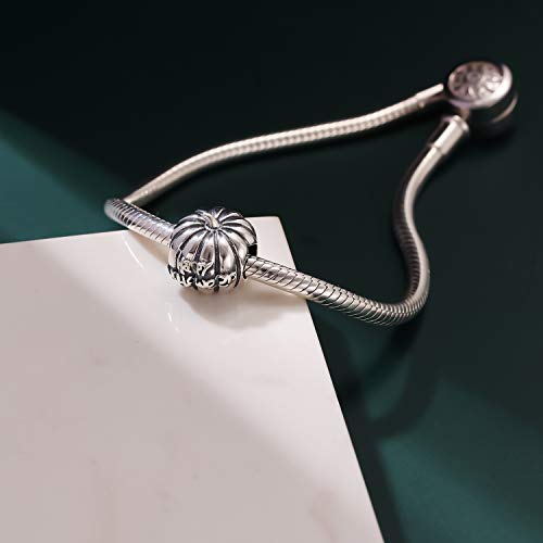 Soukiss Happy Halloween Charms Gifts 925 Sterling Silver Pumpkin Holiday Beads For Pandora Charms Bracelets For Girls Kids #TOP2
