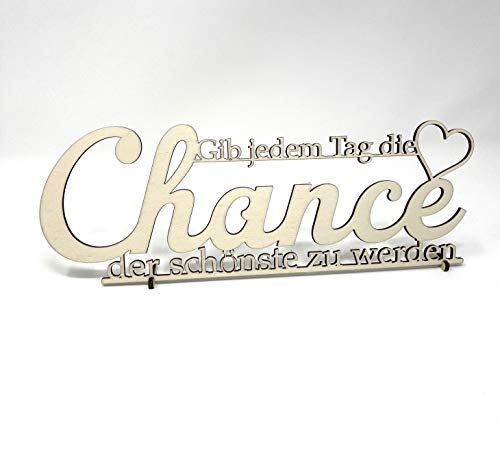 Texto en alemán "Gib jedem Tag die Chance der schönste zu werden" Cover