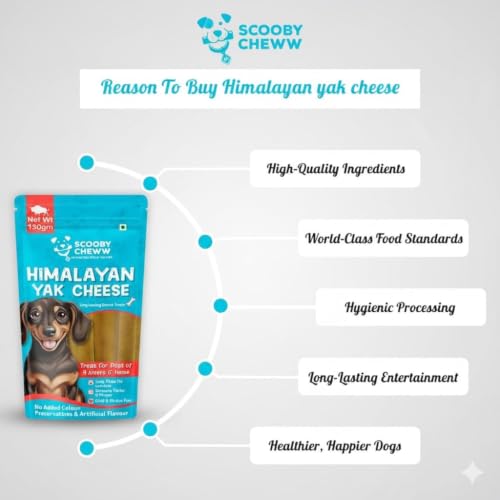 Image of Himalayan Yak Dog Treat, 100% Veg and Natural Protein & Calcium Rich Dental Chew for All Breed Strawberry (2 Medium Stick)