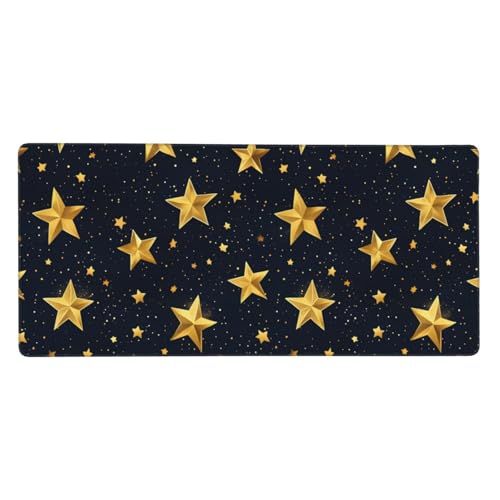 Grand tapis de souris gaming avec bords cousus pour clavier et PC