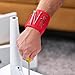 MagSnap Magnetic Wristband by Wrap-It Storage - Red - Great Gift for Dad Tool Belt and Screw Holder