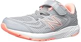 New Balance Kid's 519 V1 Running Shoe, Steel/Fiji, 9 W US Toddler