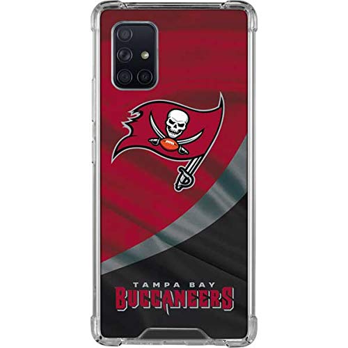 Skinit Clear Phone Case Compatible with Galaxy A71 5G - Officially Licensed NFL Tampa Bay Buccaneers Design