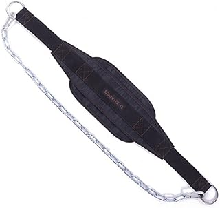 Faswin Weight Lifting Dip Belt with Chain