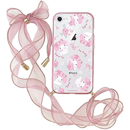 Amazon カラー マイメロディ Iphonese 第2世代 Iphone8 Iphone7 Iphone6s 6 サンリオ イーフィットループ クリア ハイブリッド ケース ネックストラップ付 カバー Tpu ソフトケース ハードケース かわいい マイメロディ クロミ アイフォン Se 第二世代 Iphone 8 7