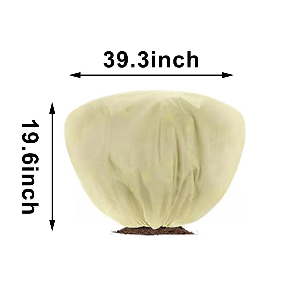 FACAIIO Pianta invernale per copertura protettiva, in tessuto non tessuto spesso, protezione antigelo per piante da esterno, dimensioni 93 x 236 pollici e 496 x 93 cm, confezione da 6 o 12