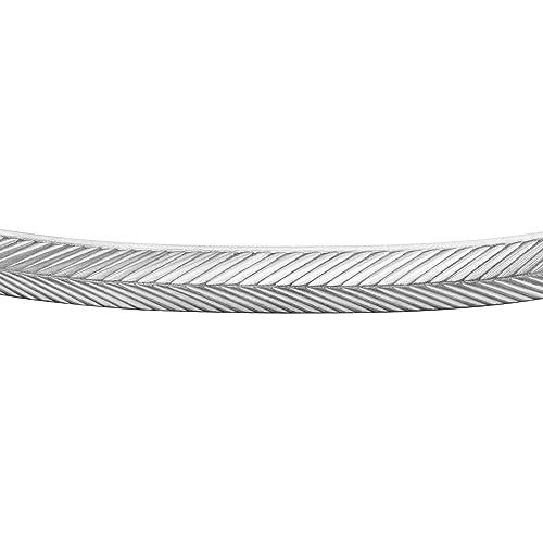 Image of Fossil Men's Plated Stainless Steel Engravable Personalized Gift ID, Chain or Cuff Bracelet for Men