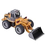 Fm-electrics FM1520 | Ferngesteuerter Radlader mit voller Funktion und viele Metallbauteile! Bulldozer mit Fernsteuerung, Schaufel Kippbar und Höhenverstellbar! ferngesteuert mit Akku und Ladegerät