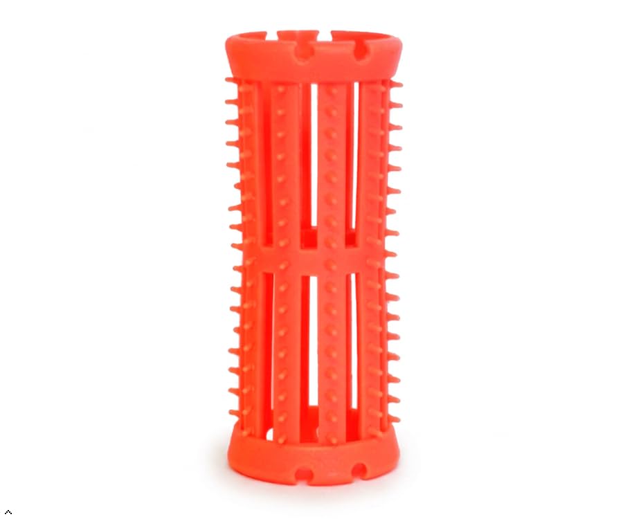 SKELOX Plastic Hair Rollers/Curlers 12 x 26mm PINK + Free Pins!