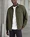 Docker's Men's Regular Fit Shirt Jacket, (New) Army Green, Large