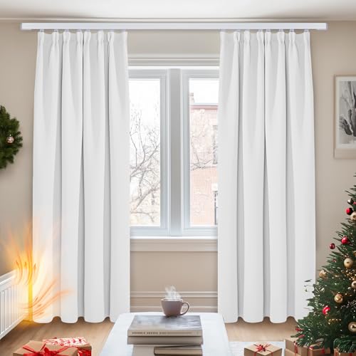 Deconovo Cortinas de Navidad para Salon Modernas Aislantes...
