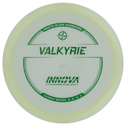 Innova Proto Glow Champion Valkyrie – Glow in The Dark Disc Golf Driver (170-172g)