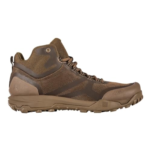 5.11 Tactical Work Shoes for Men, All-Terrain Mid-Boots for Patrol, Hiking, Outdoors, Regular or Wide Width, Style 12430, Dark Coyote, 12 Regular by 5.11 - Used condition - US$110.88