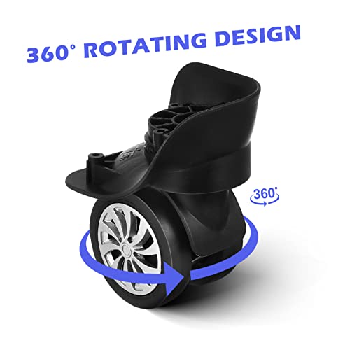 Luggage Wheel Repair Kit 4pcs Swivel Casters Suitcase Wheel Replacement2