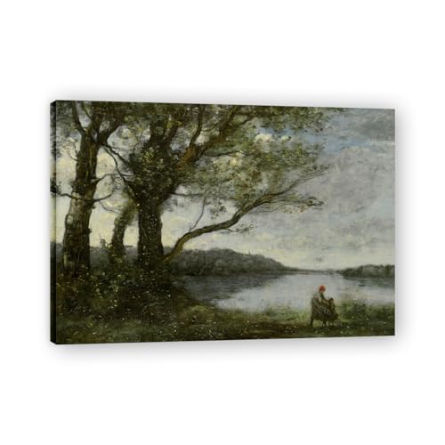 Tableau Nature sur Toile pour Décorer un Grand Mur de Salon avec un Paysage