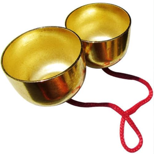 Zambuph Juguetes de Musical de percusión, fáciles jugar y regalos para niños, instrumento Metal para niños, campanas mano Metal ergonómicas