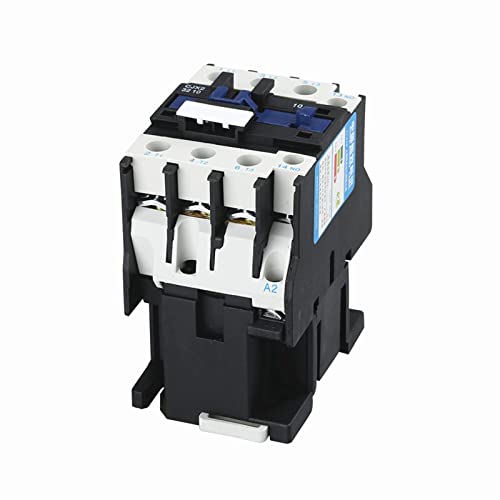 Cjx2-3210 24Vac 36V 110V 380V 220V 50Hz Coil Voltage 50A 3 Pole 1No 35Mm Din Rail Ac Contactor 1Pcs (Color : Ac24V) #TOP3