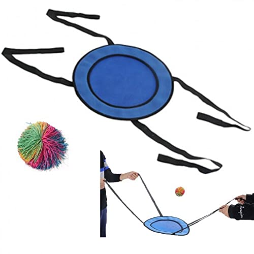 vepoty Enfants Lancer et Attraper des Jeux de Balle 1 Ensemble Jouets interactifs Parent-Enfant Ensemble de Jeu de balles de Terrain de Jeu extérieur