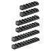 GVN M-Lok Polymer Rail Section 5,7,9,11 Slot Polymer Picatinny/Weaver Rail(4 Pieces Black)