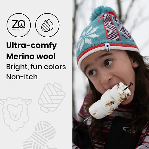 Smartwool Children's Stripe Pom Beanie4