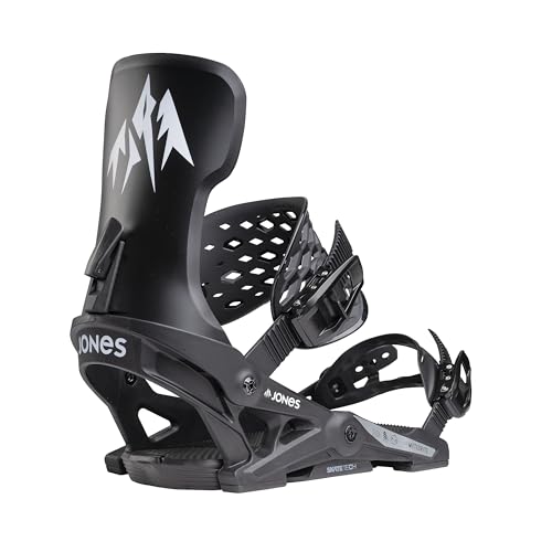 Jones Men's Meteorite Snowboard Bindings, Eclipse Black 25, M