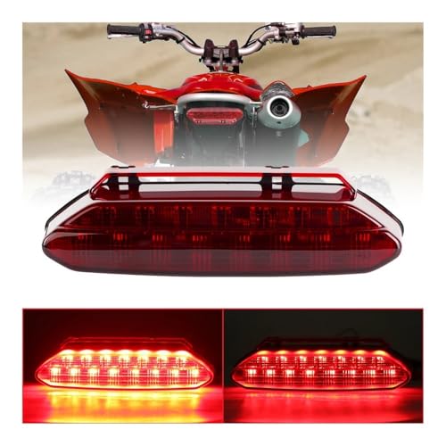 Feux arrière à LED pour moto 700R avec clignotants intégrés et feu stop de remplacement - 7