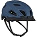 Retrospec Lennon Bike Helmet with LED Safety Light Adjustable Dial & Removable Visor - Adjustable Bicycle Helmet for Adult Men & Women - Matte Navy One Size