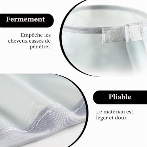 Cape de coupe professionnelle, Cape De Coiffure, pliable, multi-usage, Attache Auto-adhésive Coupe de Cheveux Cape, pour un stockage et un transport faciles, pour adultes hommes et femmes – vue 3