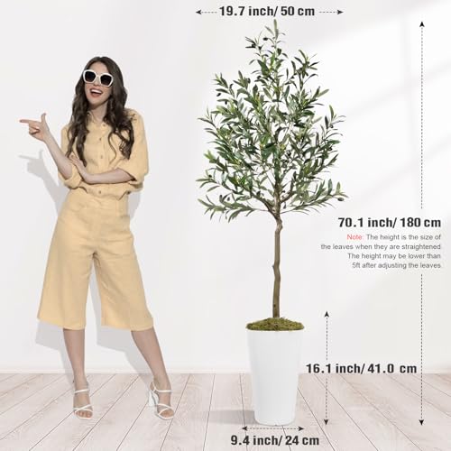 6ft-Artificial-Olive-Tree-with-Pot-Fake-Plants-Indoor-Realistic-Large-Faux-Potted-Tree-with-680-Leaves-32-Fruits-Faux-Olive-Tree-Plants-with-White-Planter-for-Home-Office-Decor