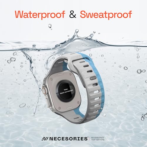 Image of Silicon Rugged Armour Strap Compatible with Apple iWatch Series | 9 /8 /7 45 mm | series 10 46 mm | SE,SE2 6 /5 /4 44 mm | ultra1,2 49 mm | Sport Band for Men & Women (watch not included)
