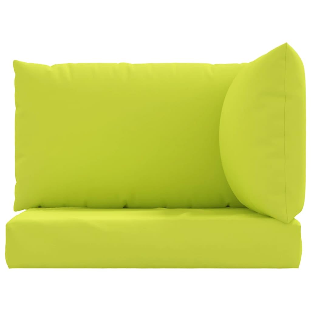 Poduszki na palety, 3-częściowe, jasnozielona, tkanina Oxford, tapicerowana, ergonomiczna, wodoodporna, do ogrodu, na balkon, taras, do użytku wewnątrz i na zewnątrz, komfort i dekoracja