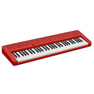 Casio CT-S1RD CASIOTONE Piano-Keyboard avec 61 touches à frappe dynamique, rouge - Les Beatles, Paul McCartney, John Lennon, RIngo Starr, George Harrison Casio CT-S1RD CASIOTONE Piano-Keyboard avec 61 touches à frappe dynamique, rouge – Image 3
