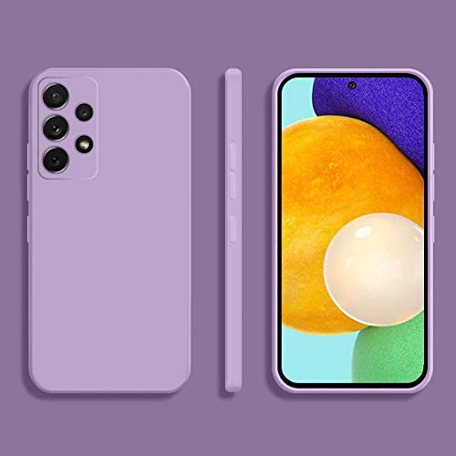 Coque de téléphone carrée silicone Samsung Galaxy A72 souple fine