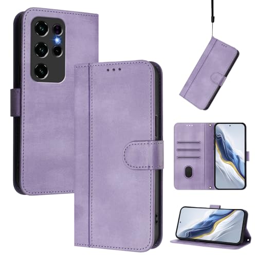 Cover �Ή��@�� for Oukitel C2,�Ή��@�� for Oukitel C2 �J�[�h���[�� �E�H���b�g�^ �X�}�[�g�t�H���p ���U�[�J�o�[ Purple