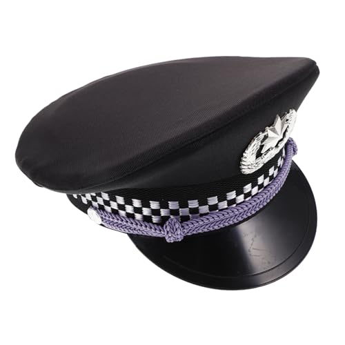 Ipetboom Fashionable Captain Hat Men's Halloween Airline Pilot Yacht Captain Sailor Role Play Comfortable Material