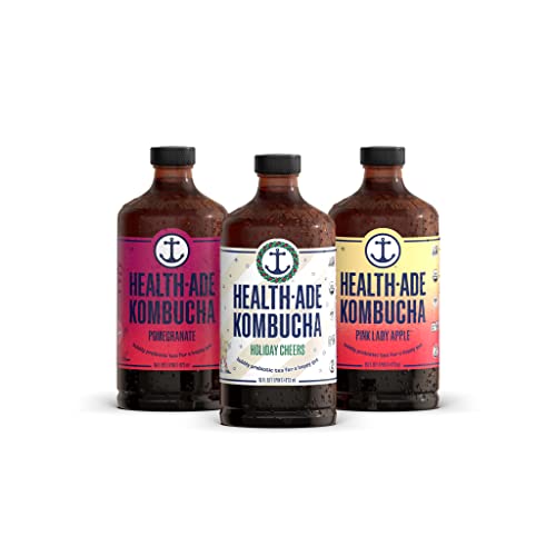 Health-Ade Kombucha Tea Variety Pack, 16 fl oz bottles