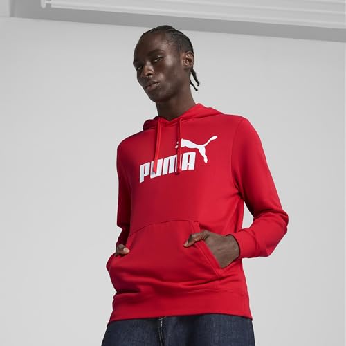 Image of PUMA | Posterize Men's Relaxed Fit Basketball Hoodie Black