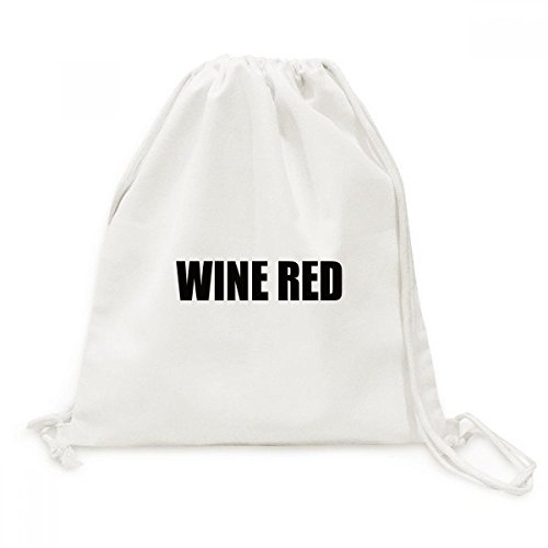 Sac de voyage en toile bicolore noir et rouge vin à fermeture cordon