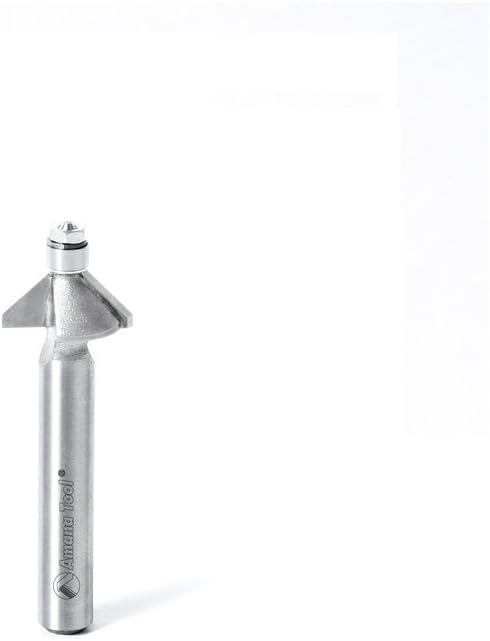 Amana Tool - MR0108 Carbide Tipped Miniature Chamfer 45 x 9/16 Dia x 1/4