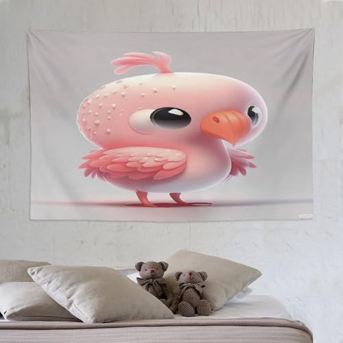 Tenture murale poussin en tissu polyester durable de 150×230cm